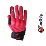 Jm Guantes Moto Ls2 Dart 2 Lady Mujer Negro Rojo Proteccion