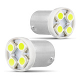 Par Lâmpada Led 1 Polo 4 Leds Ba9s 69 4smd1210  12v 0,5w