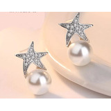 Aretes Hermoso Estrella De Mar Retro Color Plata Sk126