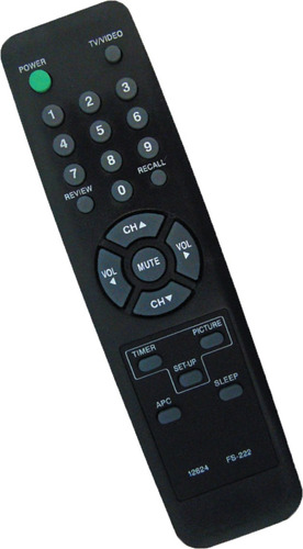 Control Remoto 12624 Fs222 Para Tv Goldstar LG Serie Dorada