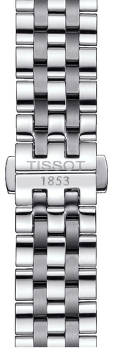 Reloj De Pulsera Tissot T1224101103300, Para Hombre, Fondo Plateado, Con Correa De Acero Inoxidable Color