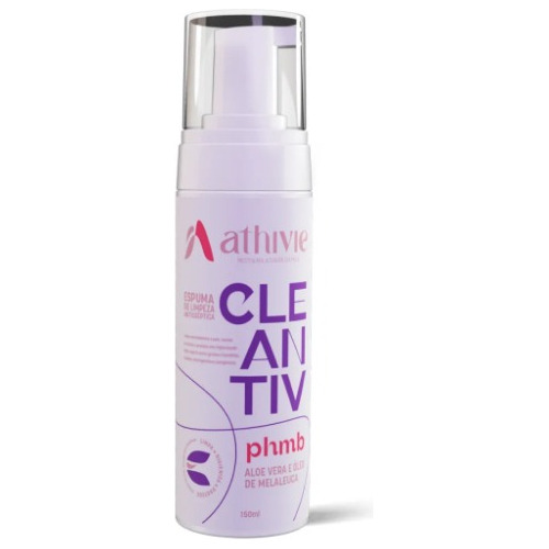 Espuma De Limpeza Cleantiv Antisséptica Com Phmb 150ml