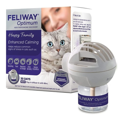 Feliway Optimum 30 Días (1.6 Fl Oz)