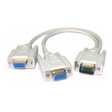 Cable Vga Splitter A Dos Monitores 1 Macho A 2 Hembras