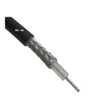 Cabo Coaxial Rg58 Com 95% De Malha 10 Metros Datalink