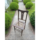 Silla Thonet Con Esterilla Principio Años 1900.