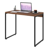 Mesa Escritório Industrial 90cm Dynamica C08 Nogal