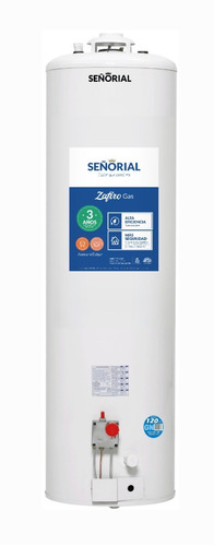 Termotanque Señorial Zafiro Gas Cnx. Sup 120lts Apoyar