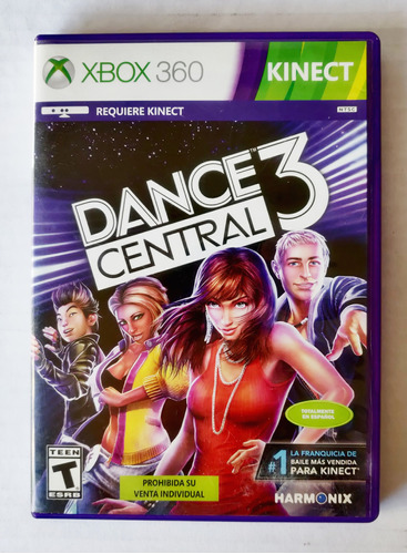 Dance Central 3 Xbox 360 Kinetic Físico