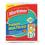 Paño De Limpieza Mortimer Multiuso Multicolor 3 u