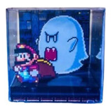 Mini Cubo Diorama Super Mario World (ghost House)