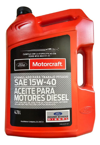 Aceite 15w40 Diesel Motorcraft 4.73l