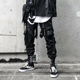 Pantalones Cargo Harajuku Streetwear Con Bolsillos Hip Hop