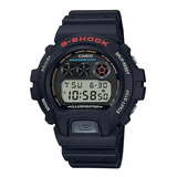 Reloj Casio Hombre G-shock Dw-6900-1v Color De La Malla Negro Color Del Bisel Negro Color Del Fondo Negro