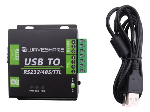 Convertidor Aislado Industrial Usb A Rs232/rs485/ttl De Wave