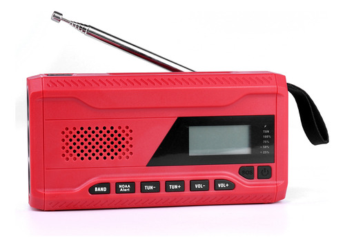 Radio De Emergencia H6o Am Fm Con Energía Solar Us