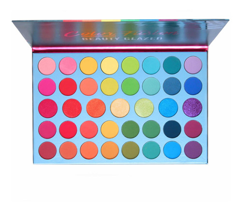 Paleta De Sombras Color Fusion Beauty Gl - g a $859