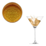 Efecto Glitter Para Bebidas Matizador Comestible Base Oro