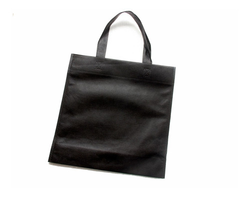 Bolsa De Friselina Tela Eco Negro 30x30x10 X 100 Unid