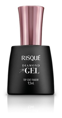 Risque Diamond Gel Top Coat Fixador 9,5ml Top Coat (passo 2)