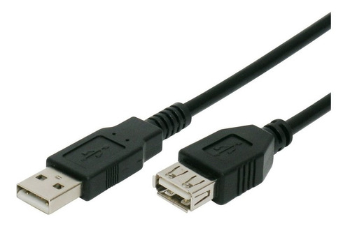 Cable Usb Prolongador 2.0 Mallado A B 3 Mts. Impresoras.