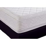 Colchon 140x190 Doble Pillow Top + Base Cama Y Obsequio