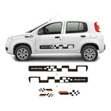 Adesivo Fiat Uno Vivace Way Sporting Attractive 2011/.. Kit