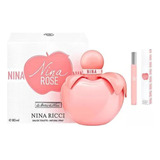 Nina Ricci Rose Estu Edt 80ml+roll On 10ml Silk Perfumes