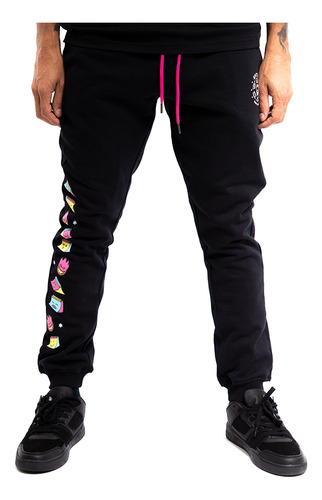 Buzo Jogger Hombre Spitfire Skate Like A Girl Negro