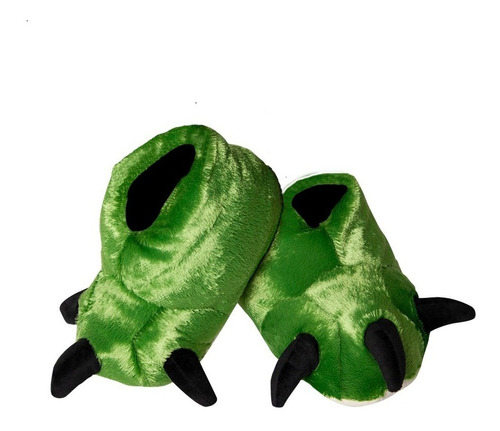 Pantufa Infantil Pelúcia Monstro Verde Lançamento P - M - G