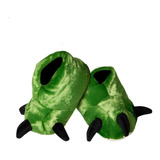 Pantufa Infantil Pelúcia Monstro Verde Lançamento P - M - G