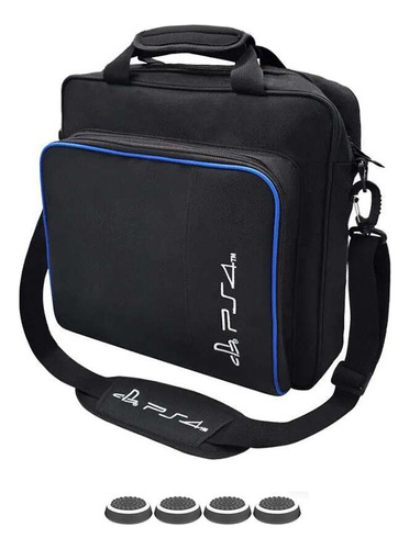 Bolso De Ps4 Para Transporte Slim - Fat + Gomitas Análogos