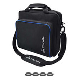 Bolso De Ps4 Para Transporte Slim - Fat + Gomitas Análogos