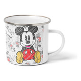 Tazon Enlozado Mickey Mouse Modelo 6 Metalico 12 Onzas