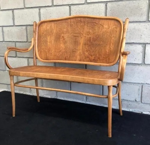 Antiguo Sillon Original Pirograbado Sello Silla Thonet