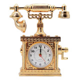 Estatua Decorativa De Reloj De Mesa De Teléfono Estilo A