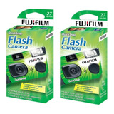 Cámara Desechable Fujifilm Paquete Con 2 Quicksnap Flash 400