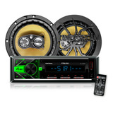 Kit Autoestereo Oc-015bt + Par Bocina Pro-650 Soundstream