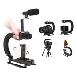 Kit Estabilizador Soporte Para  Video Camara Y Celular 