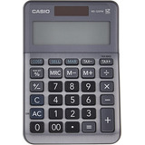 Calculadora De Escritorio Casio Ms-120fm-w Gris Solar/pila