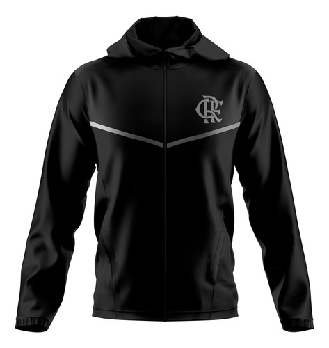 Jaqueta Corta Vento Flamengo Dark Masculina - Oficial