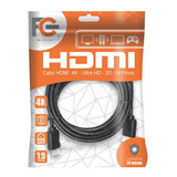 Cabo Hdmi 2 Metros 4k Ultra Hd 3d - Fc