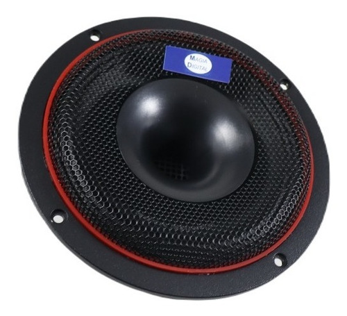 Medio Bajo 6.5 2 Vias Open Show 1000w. Rockseries Rks-r65ost Color Negro Con Rojo