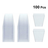 100pcs 60 Ml Transparente Postre Vasos Ps Plástico Duro Trap