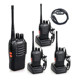 Radios Walkie Talkie Profesionales Paquete X4 Baofeng