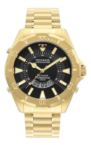 Relógio Masculino Technos Analogico Wt205fl/4p - Dourado