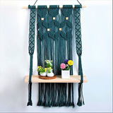 Macrame Wall Hanging Shelf-ideal Decoración-plantas Estante