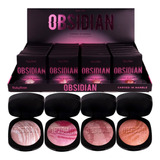 24 Blush Multifuncional Marble Obsidian Ruby Rose Atacado Sj