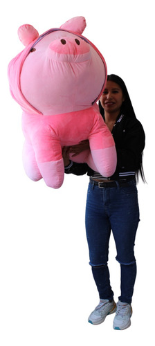 Cerdito Puerquito Disfraz Conejo Peluche Gigante 1mt