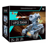 Tanque Lanza Discos Con Luces Sonido Y Movimiento Ufo Tank